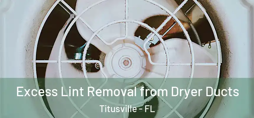 Excess Lint Removal from Dryer Ducts Titusville - FL